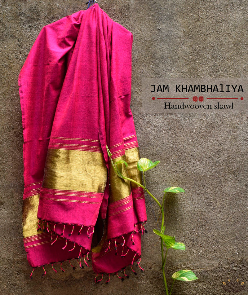 JAM KHAMBHADIYA HAND WOVEN SHAWL