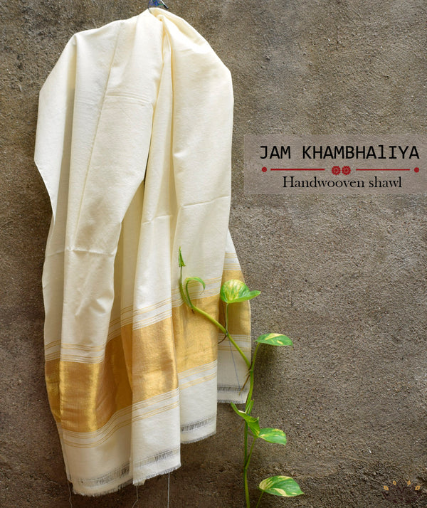 JAM KHAMBHADIYA HAND WOVEN SHAWL