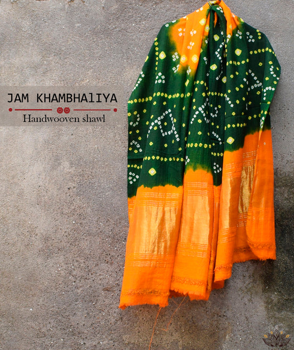 JAM KHAMBHADIYA HAND WOVEN SHAWL