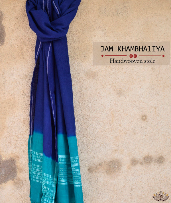 JAM KHAMBHADIYA HAND WOVEN STOLE