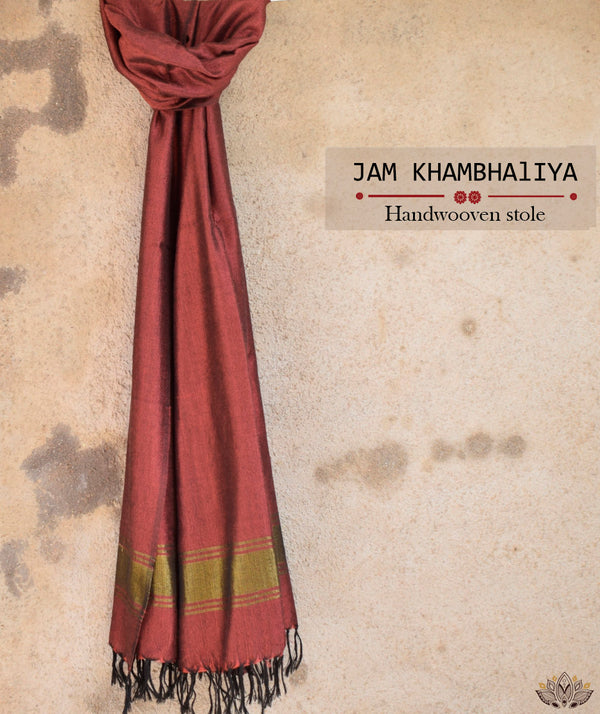 JAM KHAMBHADIYA HAND WOVEN STOLE