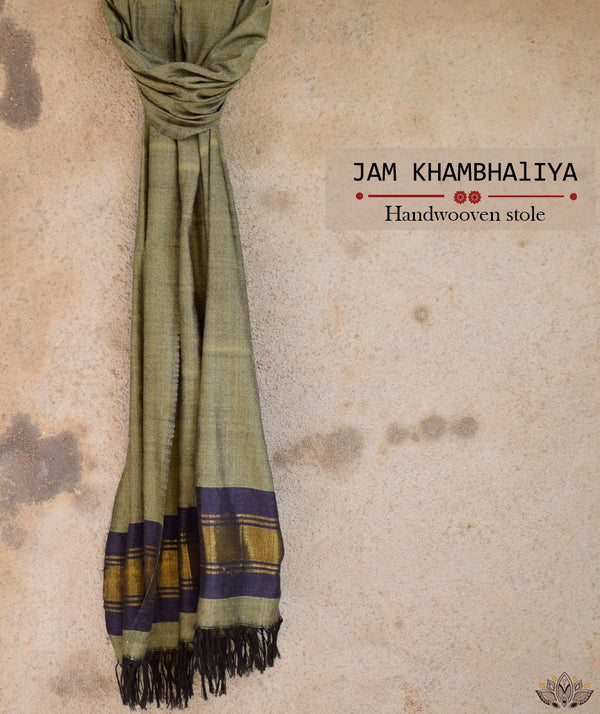 KACCHI WOOLEN HANDWOVEN STOLE