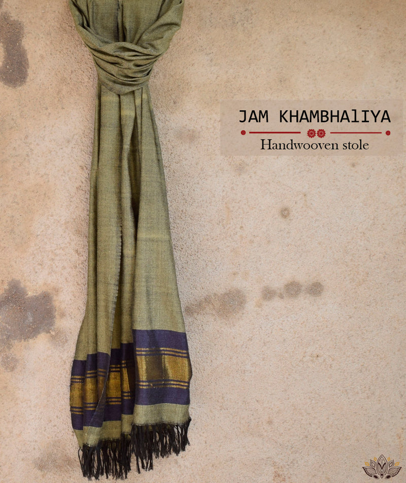 KACCHI WOOLEN HANDWOVEN STOLE