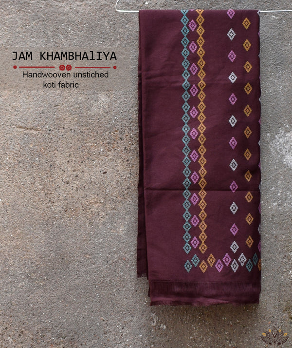 JAM KHAMBHADIYA HAND WOVEN SUIT PIECE