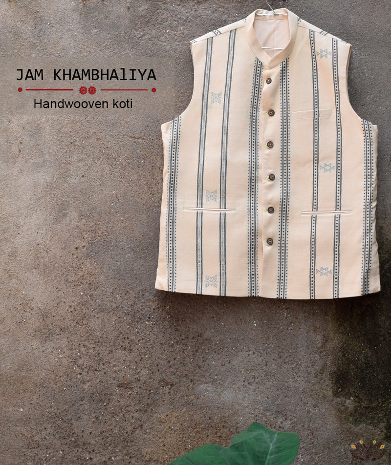 JAM KHAMBHADIYA HAND WOVEN SUIT PIECE