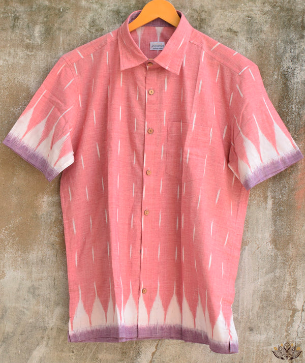 Handwoven Ikat Men's Shirt