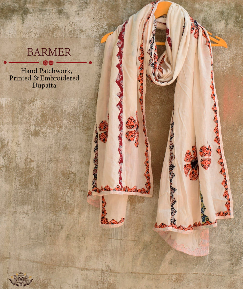 Barmer Applique Dupatta