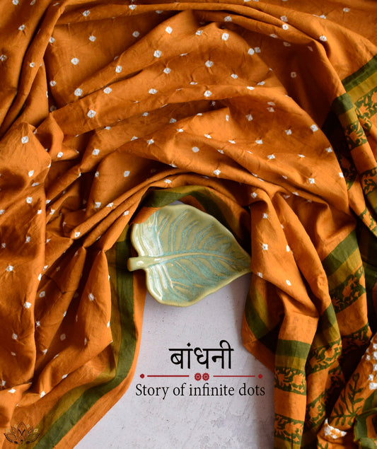 BANDHANI COTTON SAREE