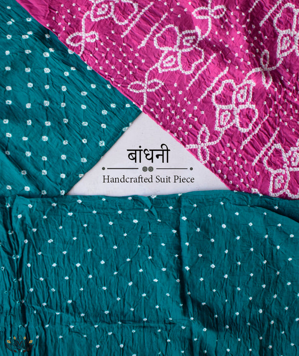 BANDHANI COTTON SUIT PIECE