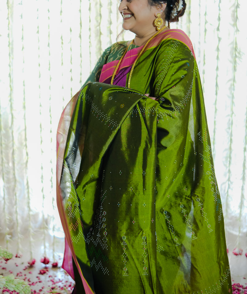 TANGALIYA SILK HANDWOVEN SAREE