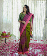 EXCLUSIVE TANGALIYA COTTON HANDWOVEN SAREE