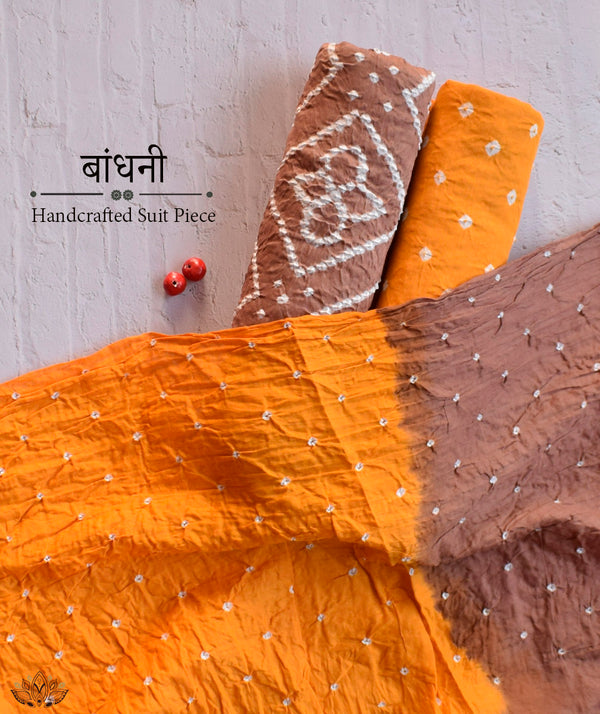 BANDHANI COTTON SUIT PIECE