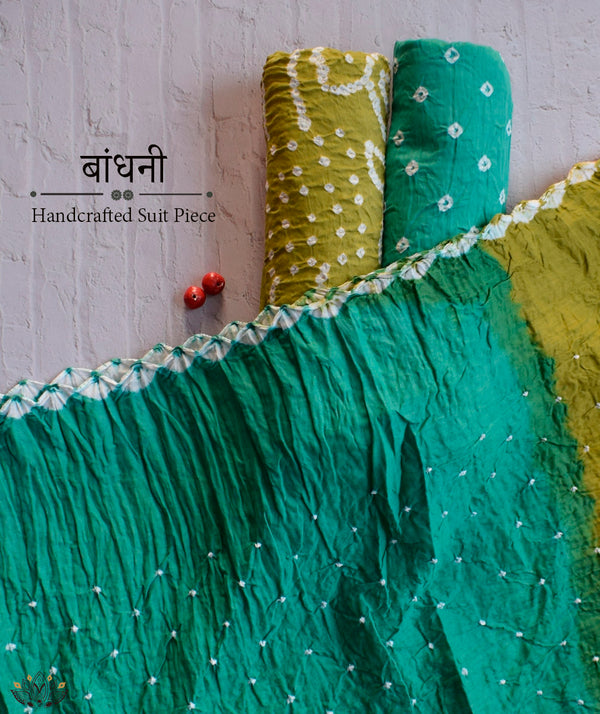 BANDHANI COTTON SUIT PIECE