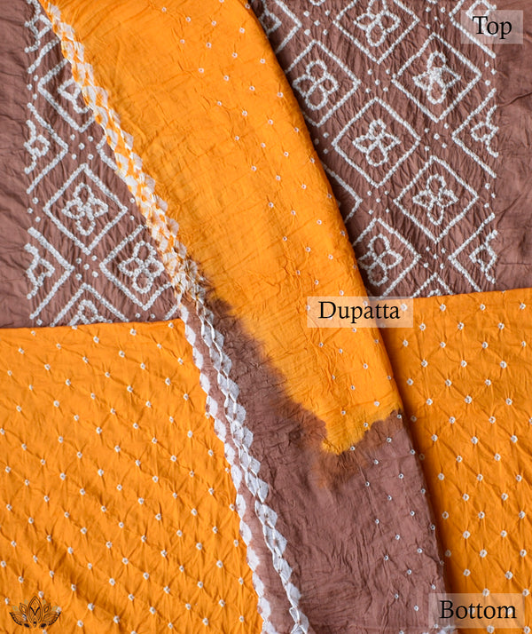 BANDHANI COTTON SUIT PIECE