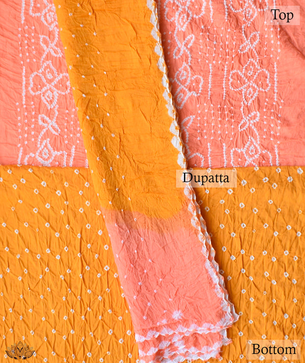 BANDHANI COTTON SUIT PIECE