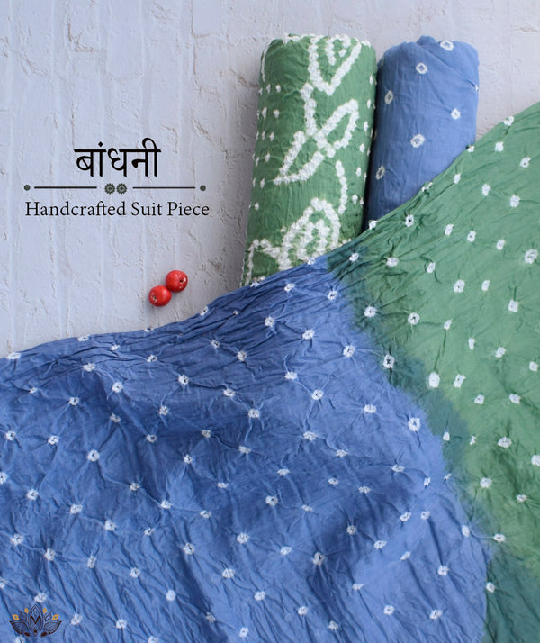 BANDHANI COTTON SUIT PIECE