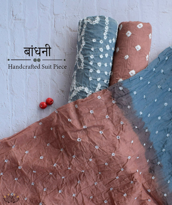 BANDHANI COTTON SUIT PIECE