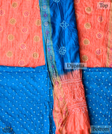 BANDHANI COTTON SUIT PIECE