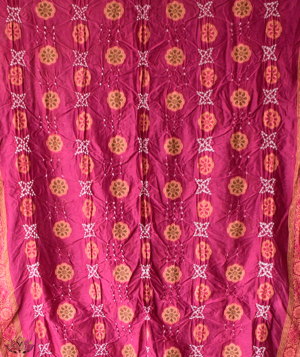 BANDHANI COTTON SUIT PIECE