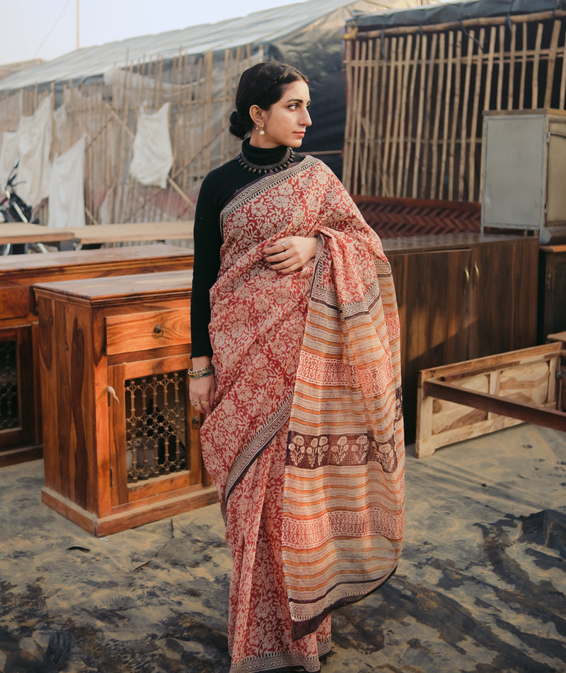 Bagru kota saree