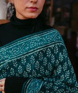 Dabu Georgette Handblock Printed Saree