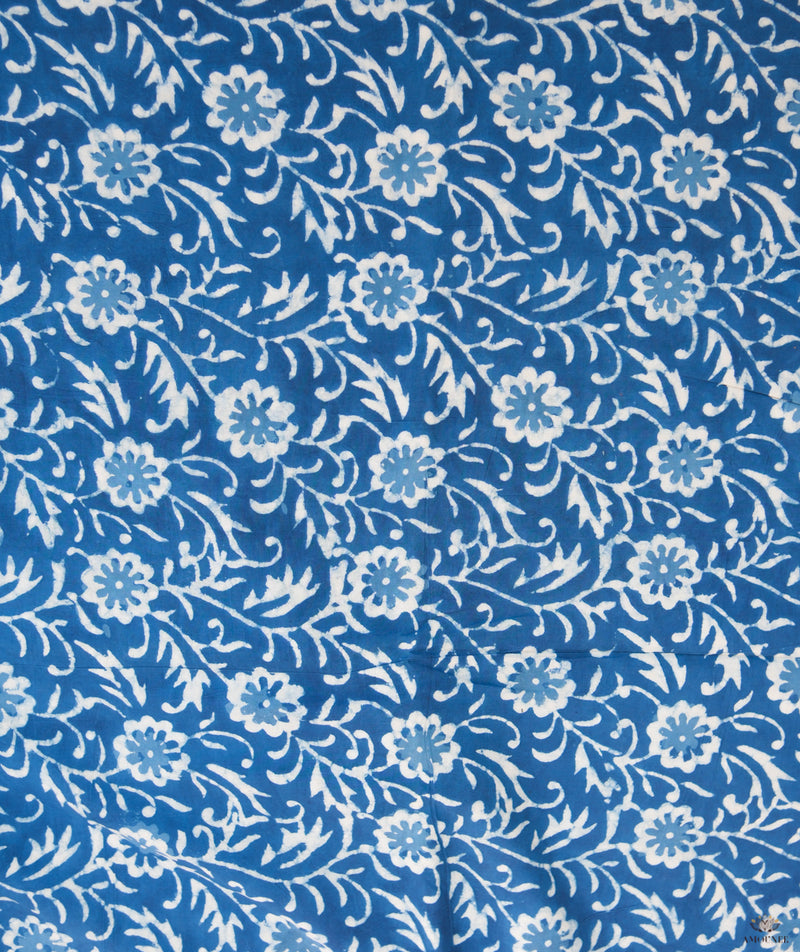 Cotton Dabu Handblock Printed Fabric