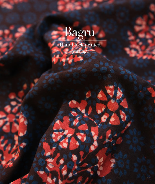 Bagru Handblock Printed cotton Fabric