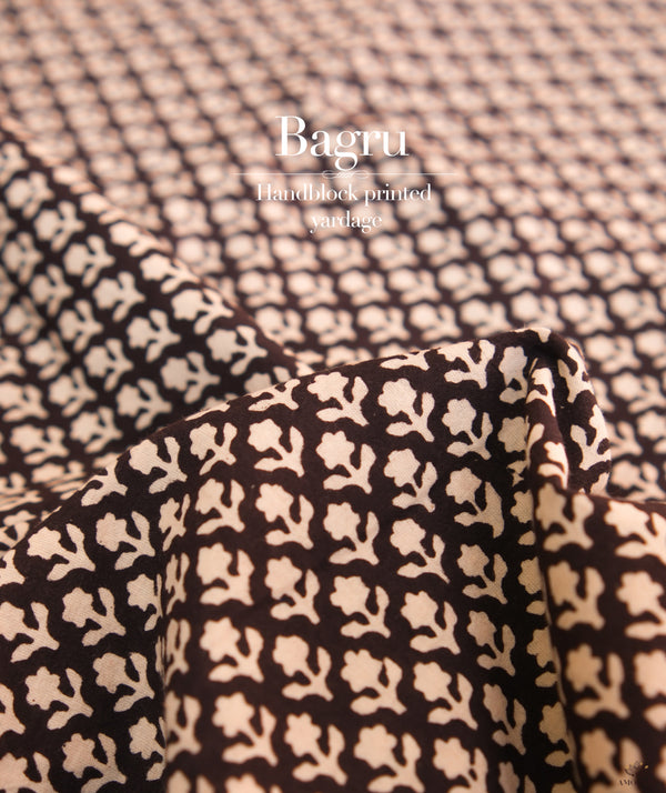 Bagru Handblock Printed cotton Fabric