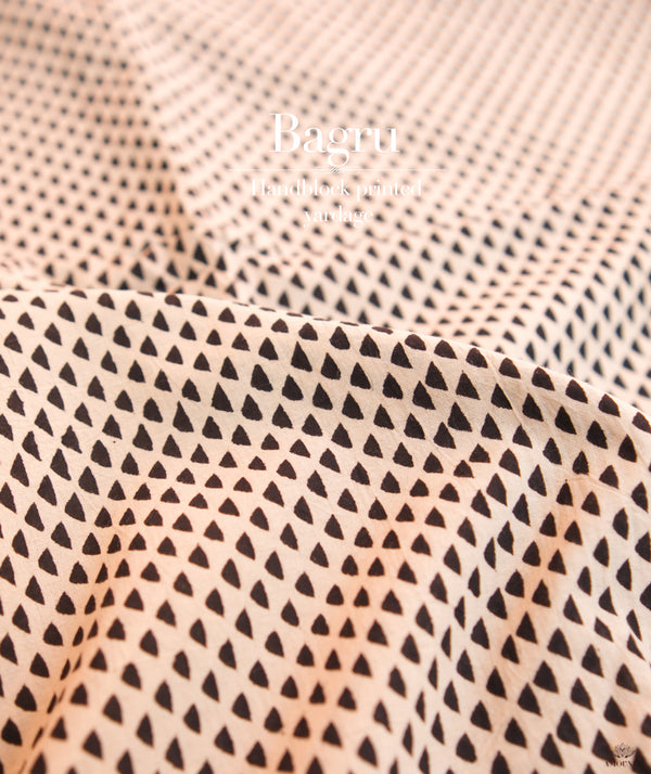Bagru Handblock Printed cotton Fabric