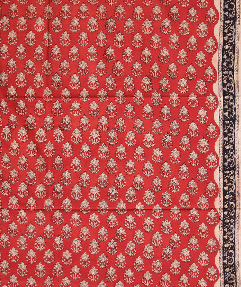 Handblock Printed Bagru cotton Suits with Kota Dupatta