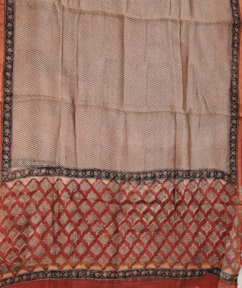 Handblock Printed Bagru cotton Suits with Kota Dupatta