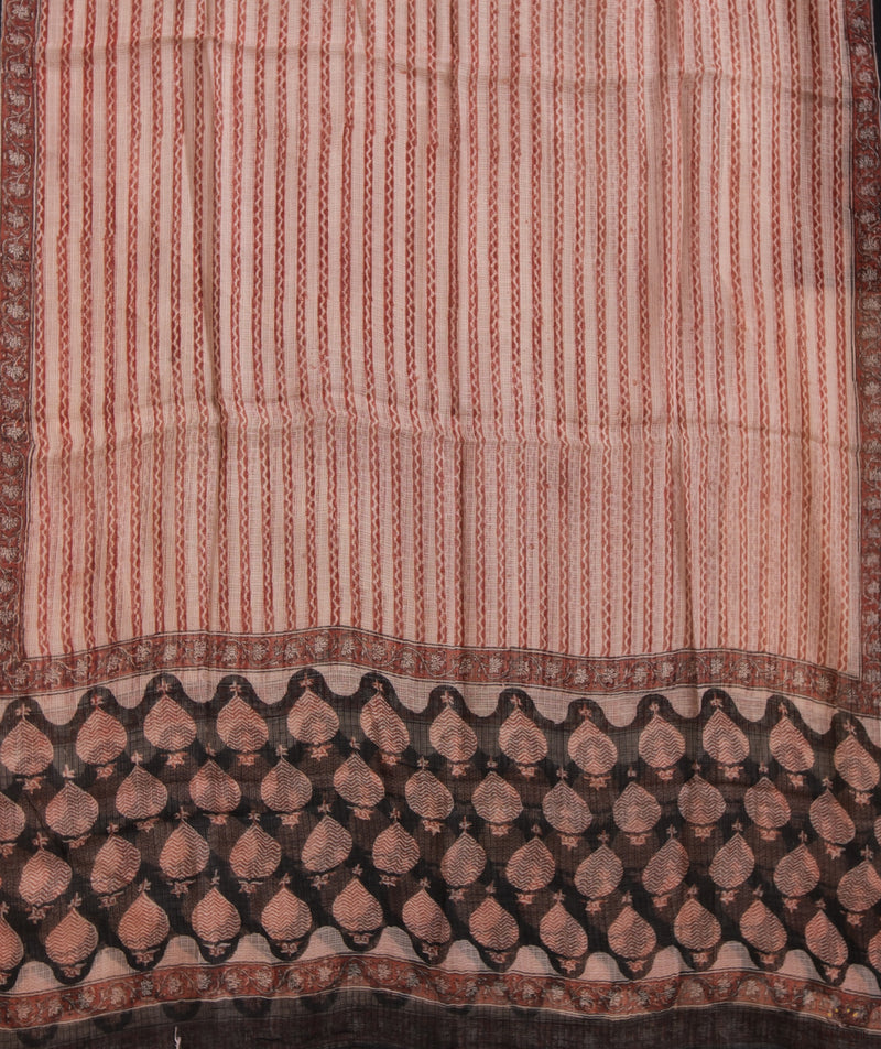 Handblock Printed Bagru cotton Suits with Kota Dupatta