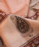 Handblock Printed Bagru Chanderi  Suit