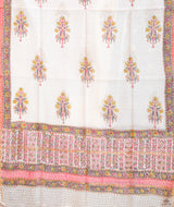 Exclusive Handblock Printed Sanganeer Chanderi Suit set