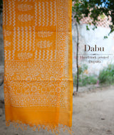 Handblock Printed Kota Dorai Dabu Dupatta