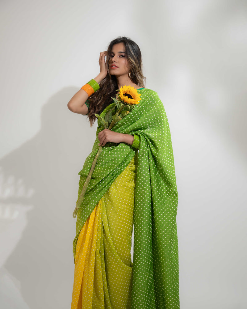 BANDHANI Chanderi SILK SAREE