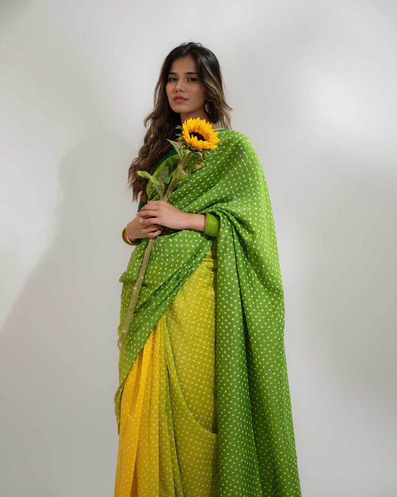 BANDHANI Chanderi SILK SAREE