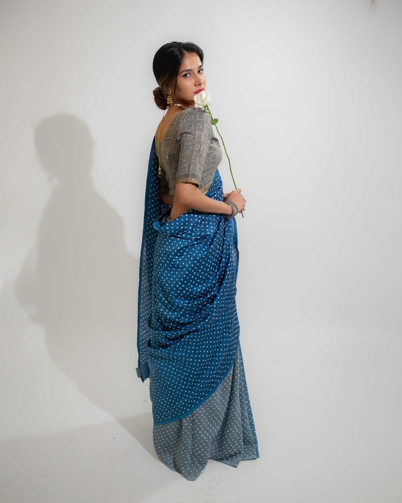 BANDHANI Chanderi SILK SAREE