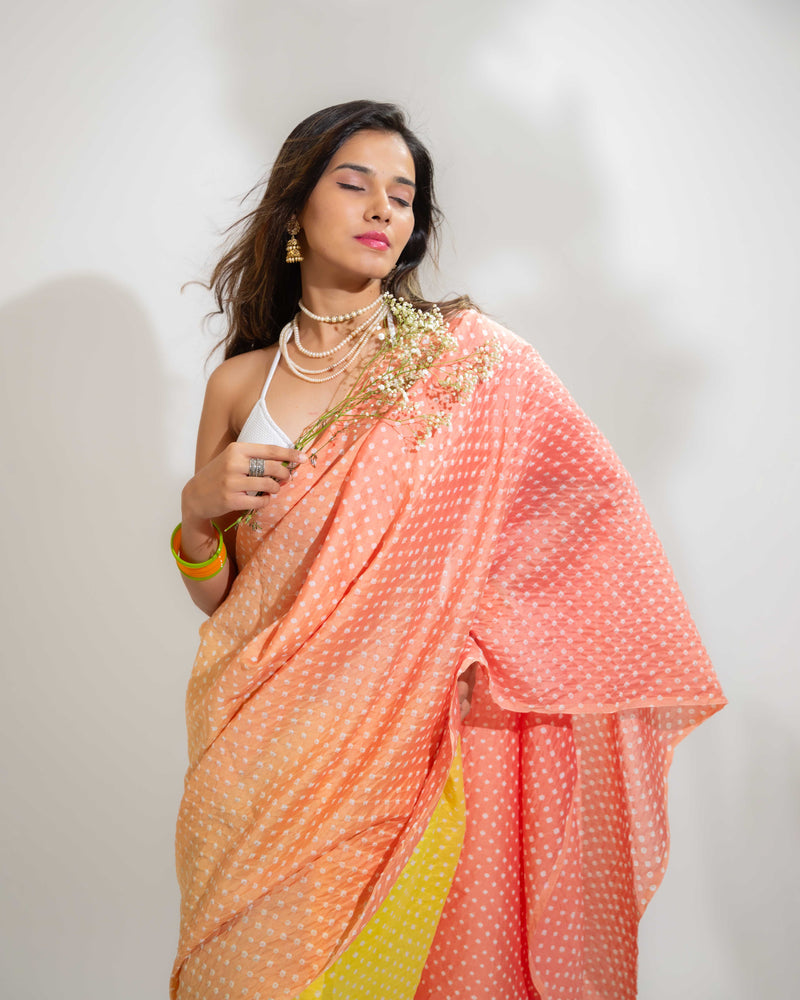 BANDHANI Chanderi SILK SAREE