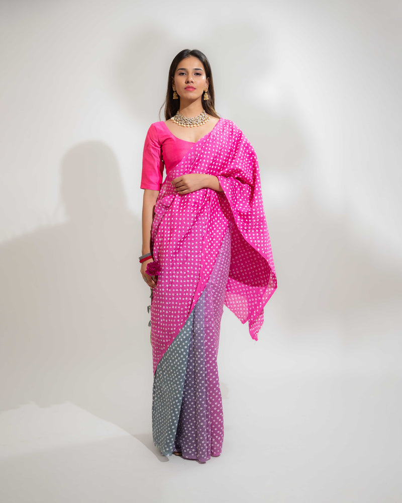 BANDHANI Chanderi SILK SAREE