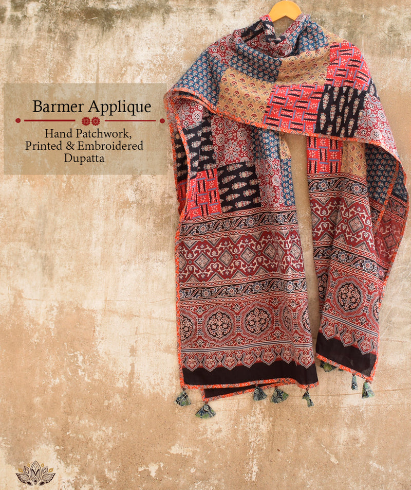 Barmer Applique Dupatta