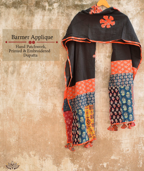 Barmer Applique Dupatta