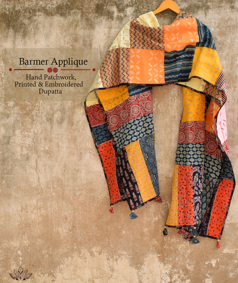 Barmer Applique Dupatta