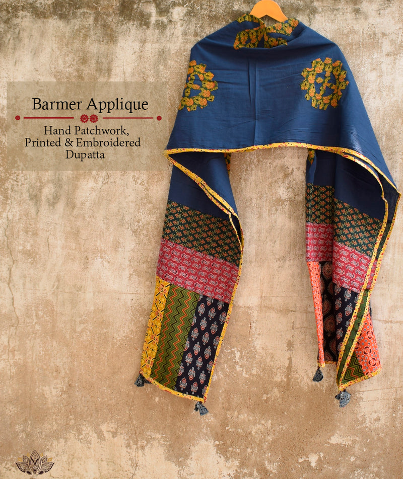 Barmer Applique Dupatta