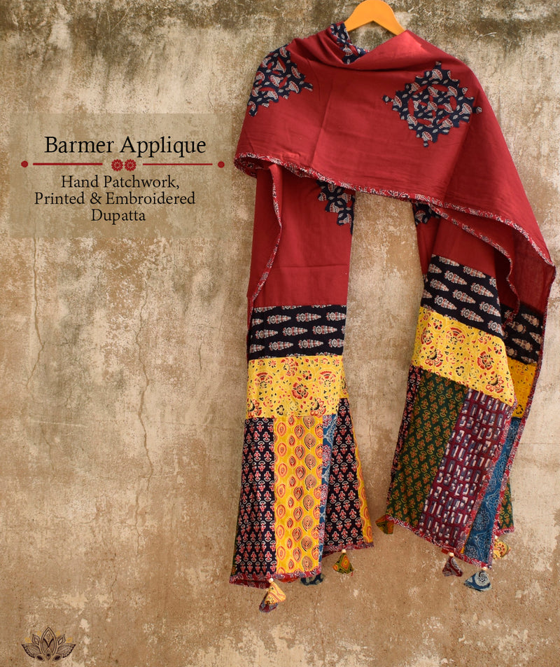 Barmer Applique Dupatta