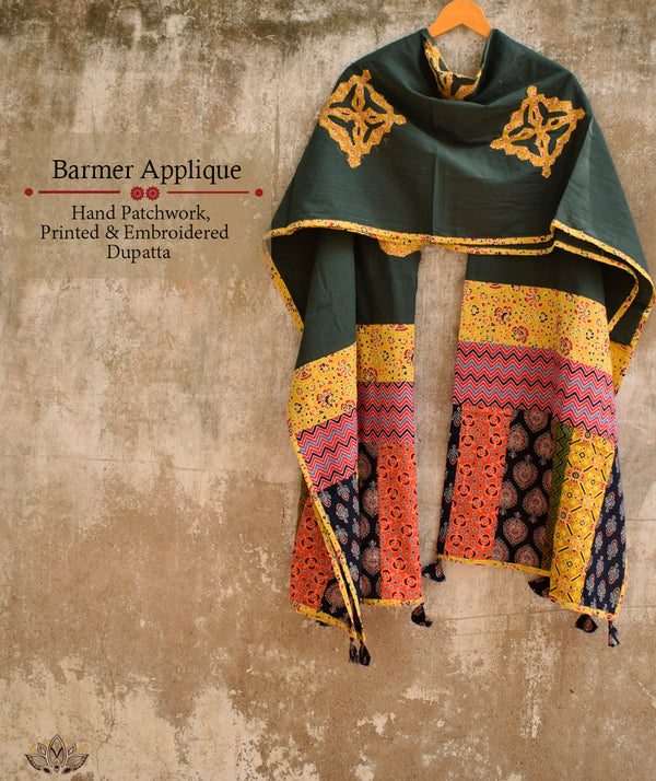 Barmer Applique Dupatta