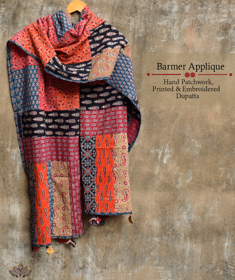 Barmer Applique Dupatta