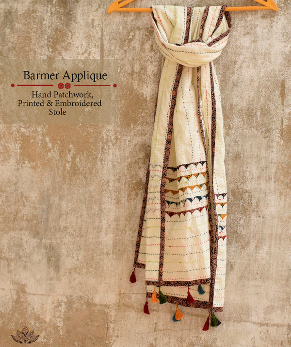 Barmer Applique Stole