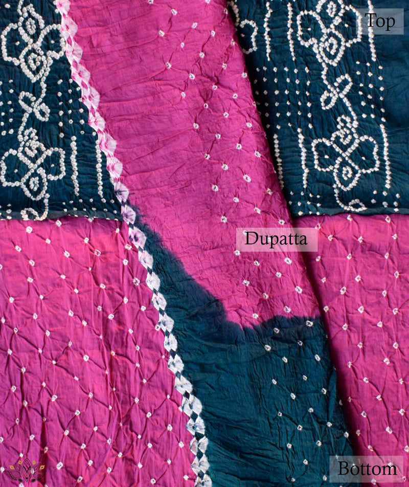 BANDHANI COTTON SUIT PIECE