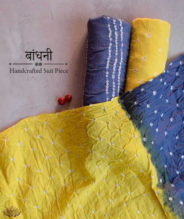 BANDHANI COTTON SUIT PIECE